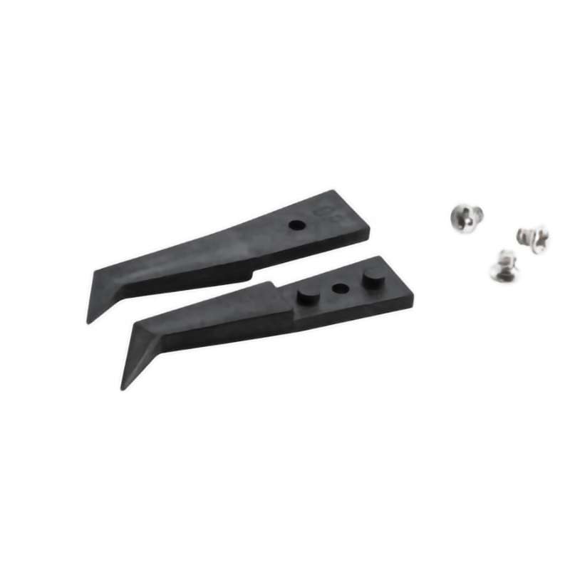 ESD Plastic Tips, Style 246, Carbon PEEK Tips for 246CPR.SA, Angled, Thin, 1.4"